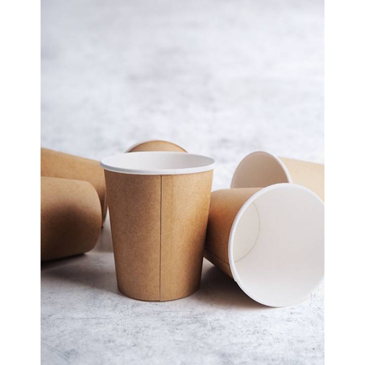 Taza café leche cartón pack 50 unidades BIO