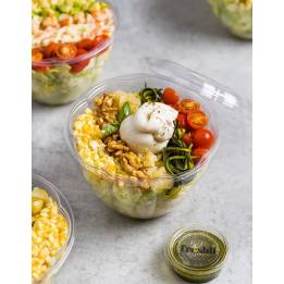 Ensalada "chopped" de burrata | Freshli express catering a domicilio