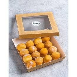 Box de 16 unidades de Pop Dots tiernos y esponjosos espolvoreados con azúcar
