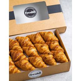 Box de 15 unidades de mini croissants de mantequilla