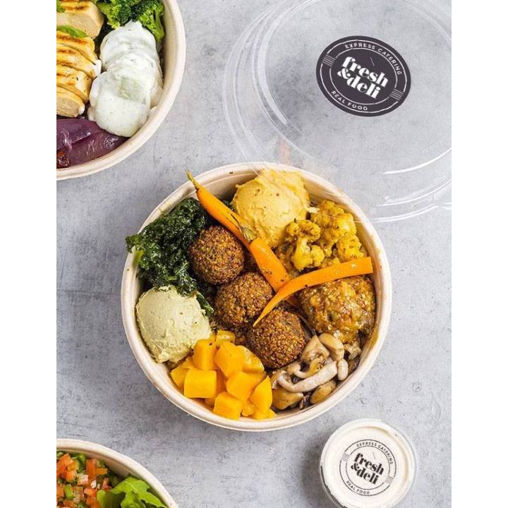 Macro bowl de falafel