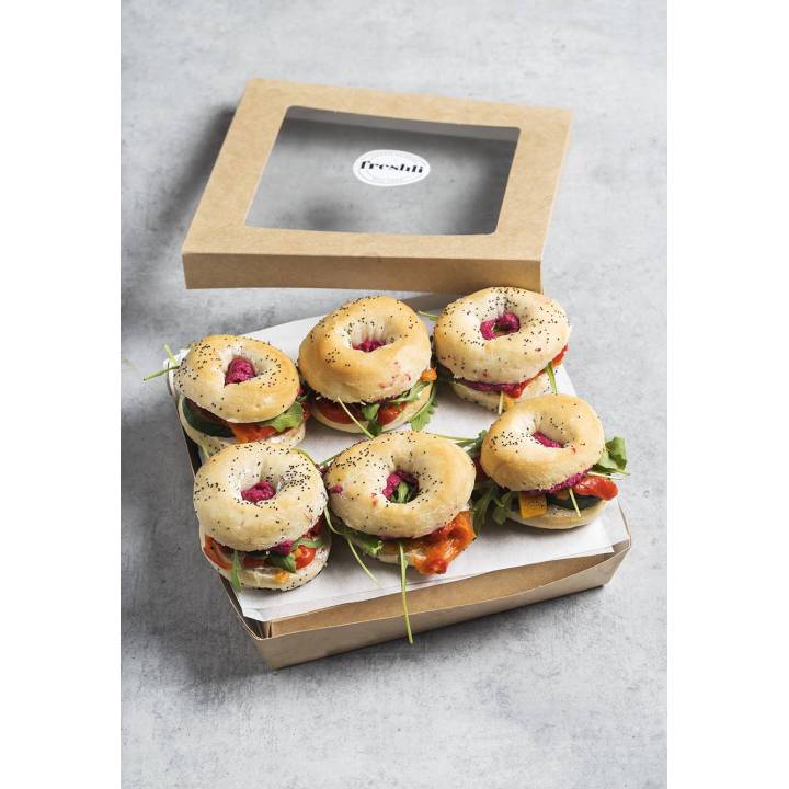 Bagels vegetales (sin gluten/sin lactosa) 6u